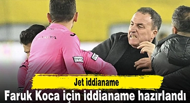Faruk Koca için iddianame hazırlandı
