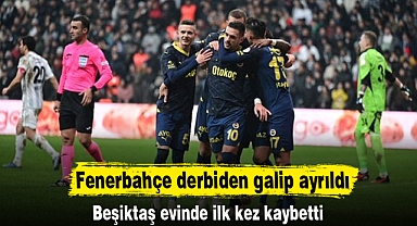 Fenerbahçe derbiden galip ayrıldı