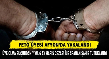 Fetö Üyesi Afyon’da Yakalandı