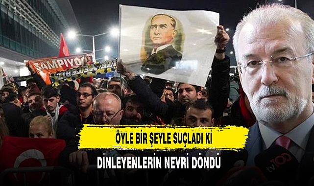 Galatasaray ve Fenerbahçe başkanlarını diplomatik kriz çıkarmakla suçladı