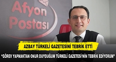 Gazeteci Azbay Türkeli Gazetesi'nin 73. yılını kutladı