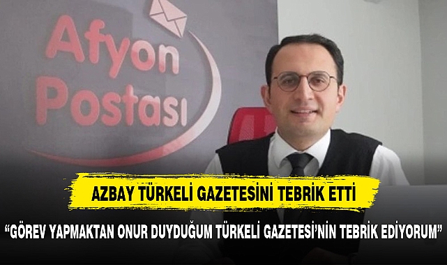 Gazeteci Azbay Türkeli Gazetesi'nin 73. yılını kutladı