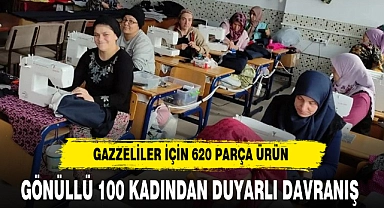 GAZZELİLER İÇİN 620 PARÇA ÜRÜN