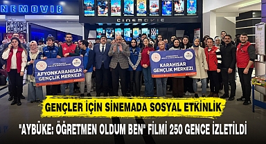 Gençler için sinemada sosyal etkinlik