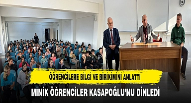 Gençlik ve Spor İl Müdür Kasapoğlu Kariyer Günlerinde
