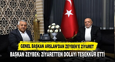 Genel Başkan Arslan'dan Başkan Zeybek'e Ziyaret