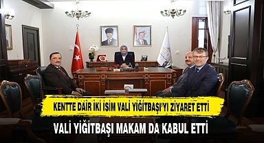 Genel Sekreter Bilim ile Afjet Genel Müdürü Kaya Vali Yiğitbaşı’nı Ziyaret Etti.
