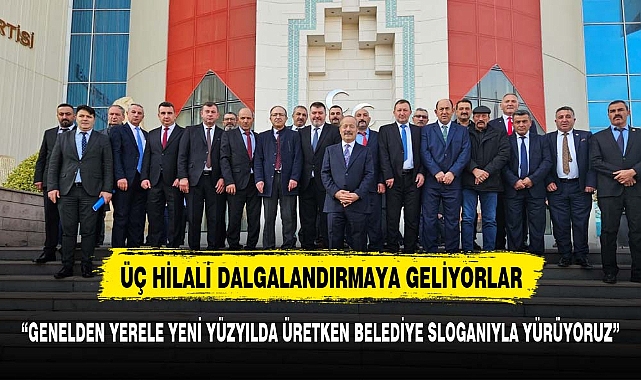 GENELDEN YERELE YENİ YÜZYILDA ÜRETKEN BELEDİYE SLOGANIYLA YÜRÜYORUZ”