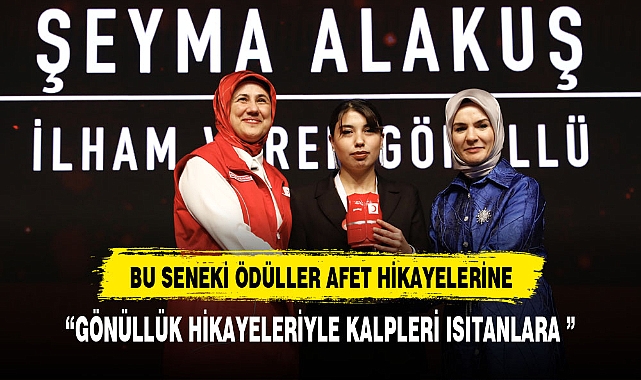 GÖNÜLLÜLÜK HİKÂYELERİYLE KALPLERİ ISITANLARA KIZILAY’DAN ÖDÜL