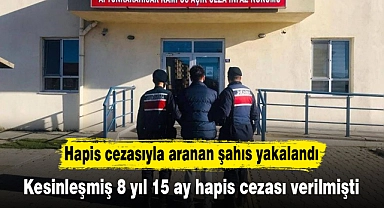 Hapis cezasıyla aranan şahıs yakalandı
