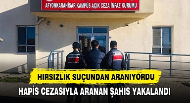Hapis Cezasıyla Aranan Şahıs Yakalandı