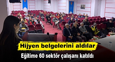 Hijyen belgelerini aldılar