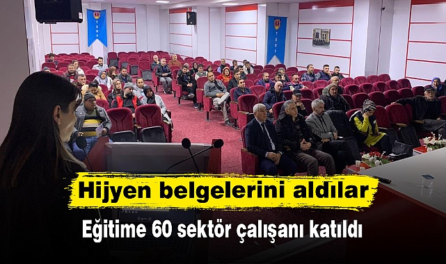 Hijyen belgelerini aldılar