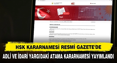 Hsk Kararnamesi Resmi Gazete'de