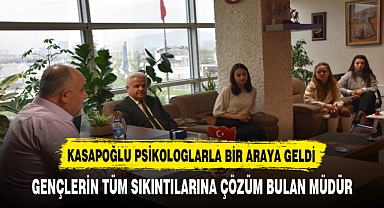 İl Müdürü Kasapoğlu Psikologlarla Bir Araya Geldi
