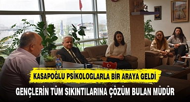 İl Müdürü Kasapoğlu Psikologlarla Bir Araya Geldi