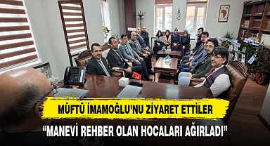 İl müftüsü İmamoğlu KYK Yurtlarında görevli hocaları ağırladı