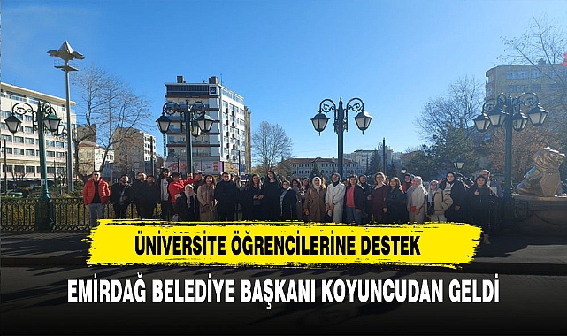 İlçedeki Öğrencilerin isteklerini Yerine Getirdi. Başkan Koyuncuya Öğrencilerden Teşekkür
