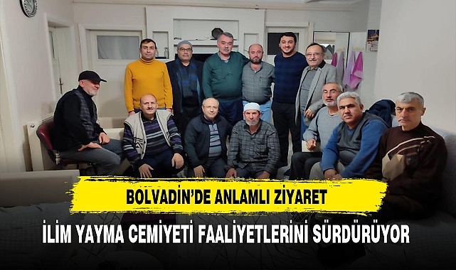 İlim Yayma Cemiyetinden Bolvadin'de Anlamlı Ziyaret