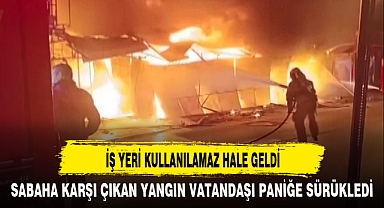 İŞ YERİ KULLANILAMAZ HALE GELDİ