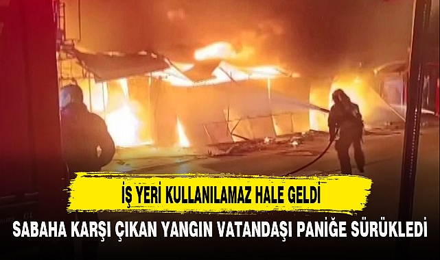 İŞ YERİ KULLANILAMAZ HALE GELDİ