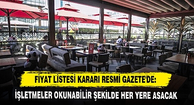 İşletmeler Okunabilir Şekilde Her Yere Asacak