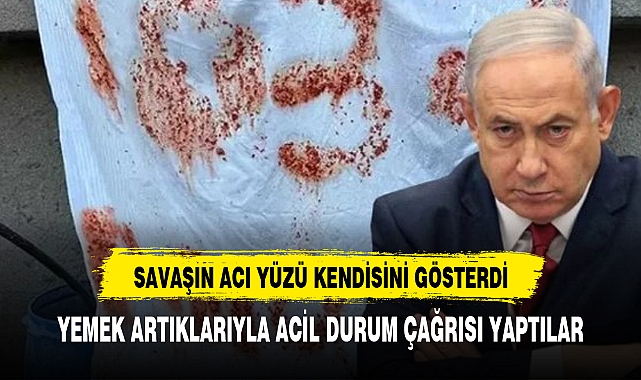 İsrail'in Gazze'de yanlışlıkla öldürdüğü 3 rehine yemek artıklarını kullanarak acil yardım çağrısı yapmış