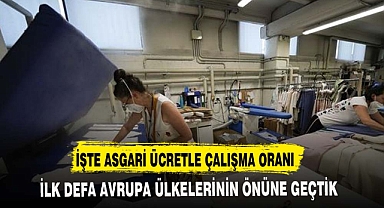 İŞTE ASGARİ ÜCRETLE ÇALIŞMA ORANI