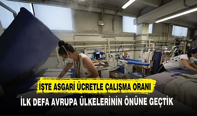 İŞTE ASGARİ ÜCRETLE ÇALIŞMA ORANI