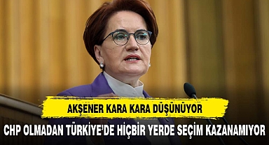 İttifaka kapıları kapatan Akşener şimdilerde kara kara düşünüyor