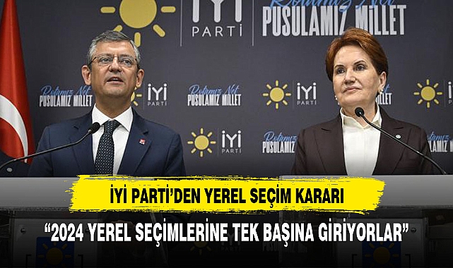 İYİ Parti'den 'hayır' kararı çıktı
