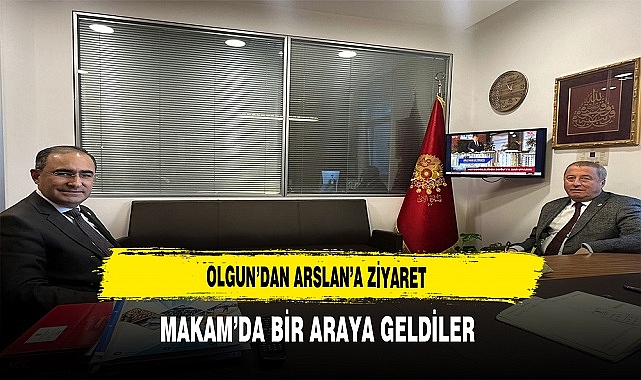 İYİ Partili Olgun AK Partili Arslan'ı Ziyaret Etti