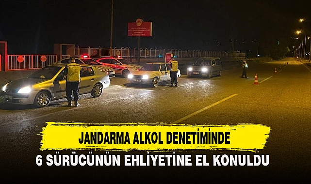 JANDARMA ALKOL DENETİMİNDE