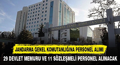 Jandarma Genel Komutanlığına Personel Alımı