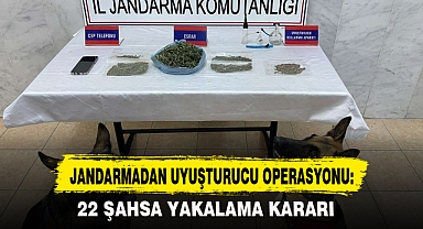 JANDARMADAN UYUŞTURUCU OPERASYONU: