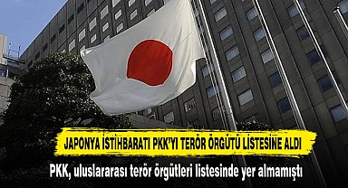 JAPONYA PKK'YI TERÖR ÖRGÜTÜ LİSTESİNE ALDI
