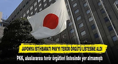 JAPONYA PKK'YI TERÖR ÖRGÜTÜ LİSTESİNE  ALDI