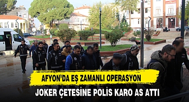 JOKER ÇETESİNE POLİS KARO AS ATTI