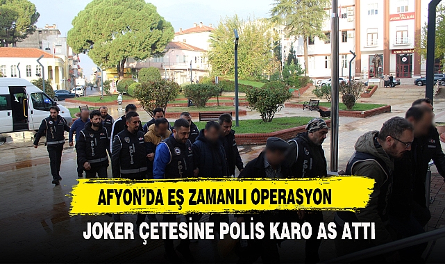 JOKER ÇETESİNE POLİS KARO AS ATTI