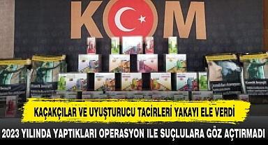 KAÇAKÇILAR VE UYUŞTURUCU TACİRLERİ YAKAYI ELE VERDİ