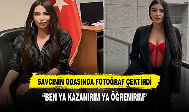 Kadın avukatın savcının odasında çektirdiği fotoğraf tartışma yarattı: