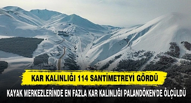 Kar Kalınlığı 114 Santimetreyi Gördü