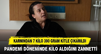 Karnından 7 Kilo 390 Gram Kitle Çıkarıldı