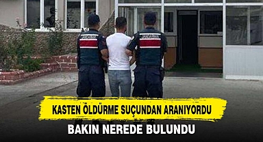 KASTEN ÖLDÜRME SUÇUNDAN ARANIYORDU