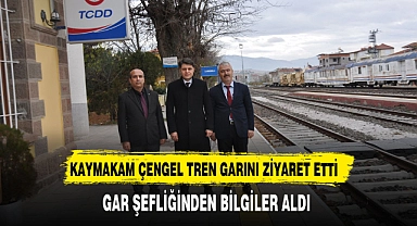 Kaymakam Çengel Sandıklı Gar Şefliğini Ziyaret Etti