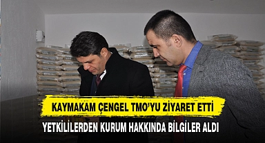 Kaymakam Çengel  Sandıklı TMO'yu Ziyaret Etti