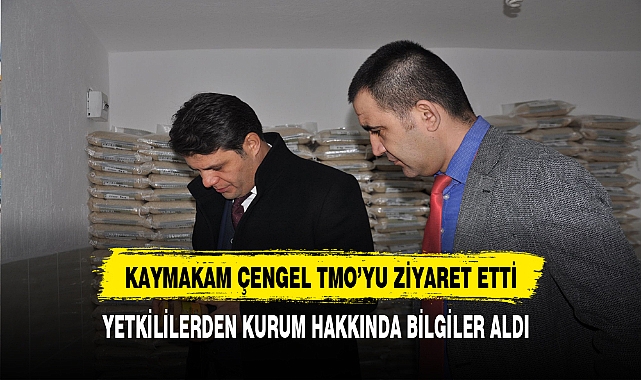 Kaymakam Çengel  Sandıklı TMO'yu Ziyaret Etti