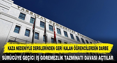 KAZA NEDENİYLE DERSLERİNDEN GERİ KALAN ÖĞRENCİLERDEN DARBE