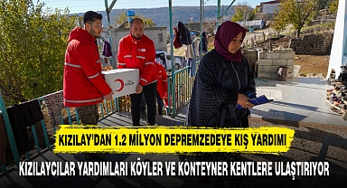 KIZILAY’DAN 1.2 MİLYON DEPREMZEDEYE KIŞ YARDIMI