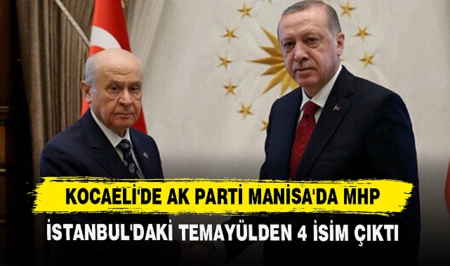 Kocaeli'de Ak Parti Manisa'da Mhp